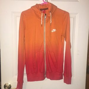 Nike Ombré zip up hoodie